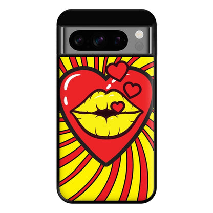 Spiral Kiss - Pop Art Phone Case for Google Pixel 8 Pro