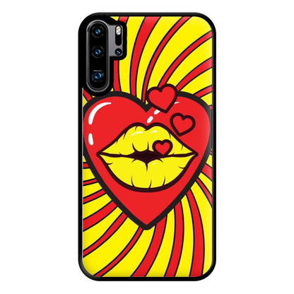 Spiral Kiss - Pop Art Phone Case for Huawei P30 Pro