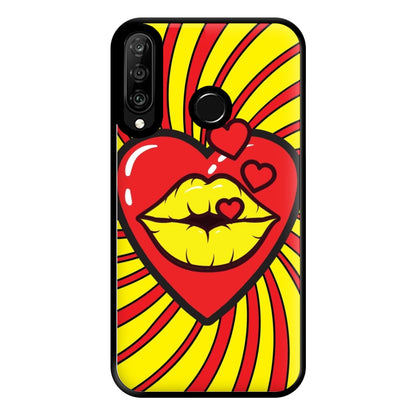 Spiral Kiss - Pop Art Phone Case for Huawei P30 Lite