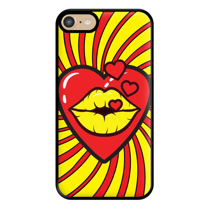 Spiral Kiss - Pop Art Phone Case for iPhone 6 / 7 / 8 / SE