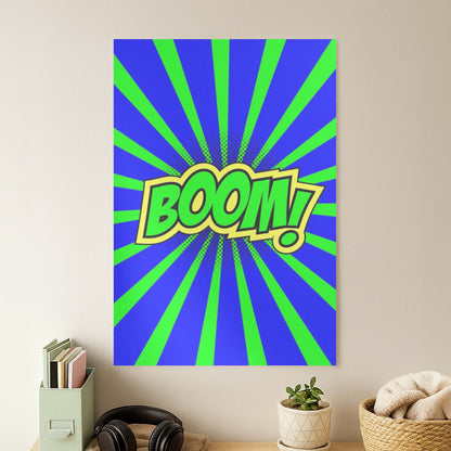 Boom - Pop Art Poster