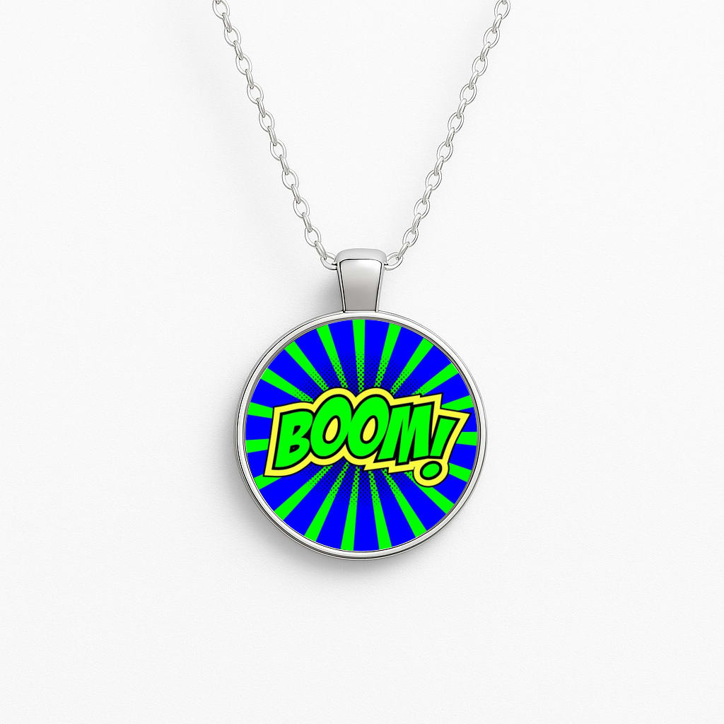Boom - Pop Art Circle Necklace