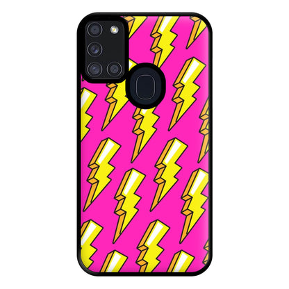 Pop Art Lightning Phone Case for Galaxy A21s