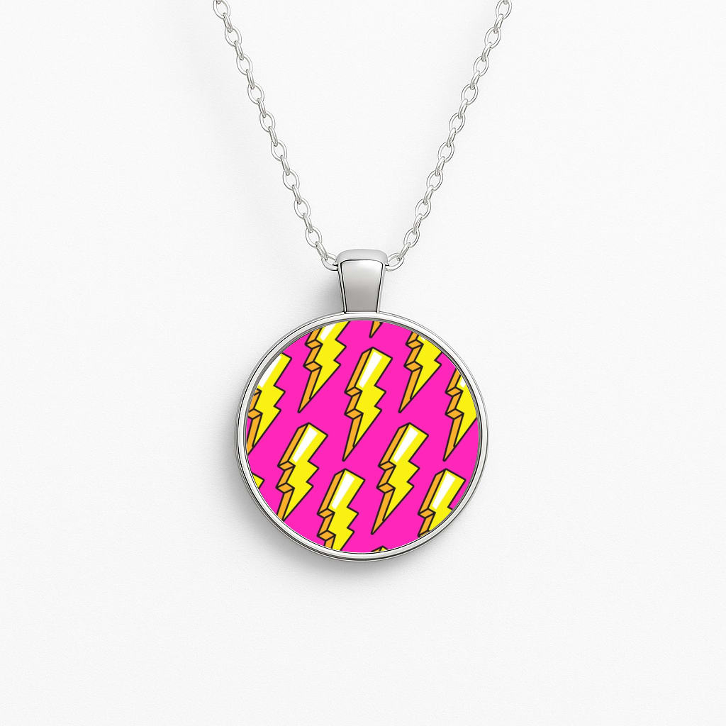 Pop Art Lightning Necklace