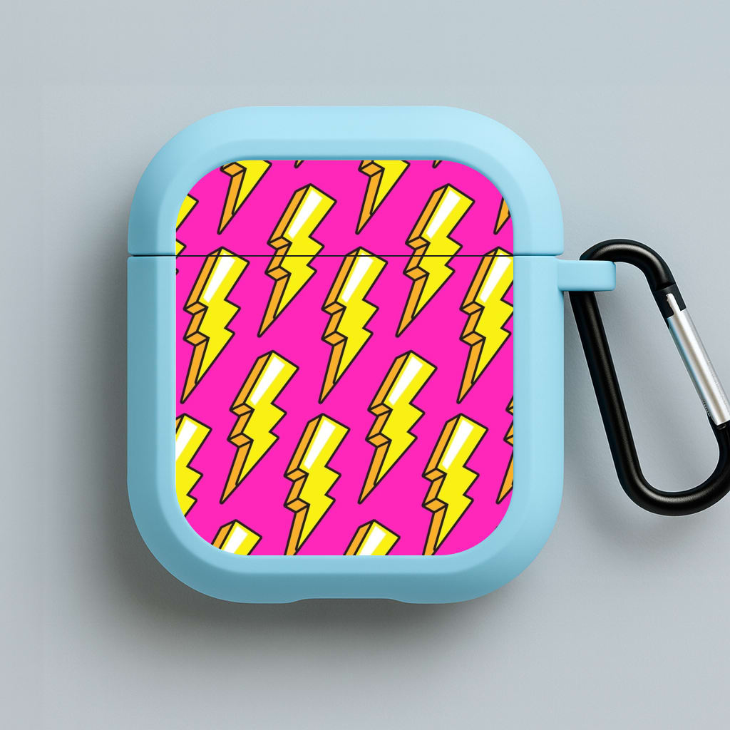 Pop Art Lightning Blue AirPods Case