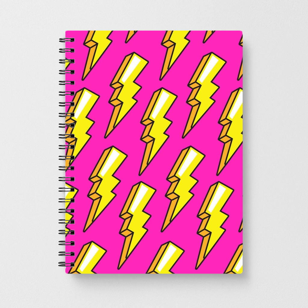 Pop Art Lightning Notebook