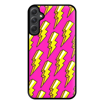 Pop Art Lightning Phone Case for Galaxy A34