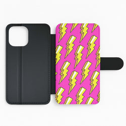 Pop Art Lightning Flip Phone Case