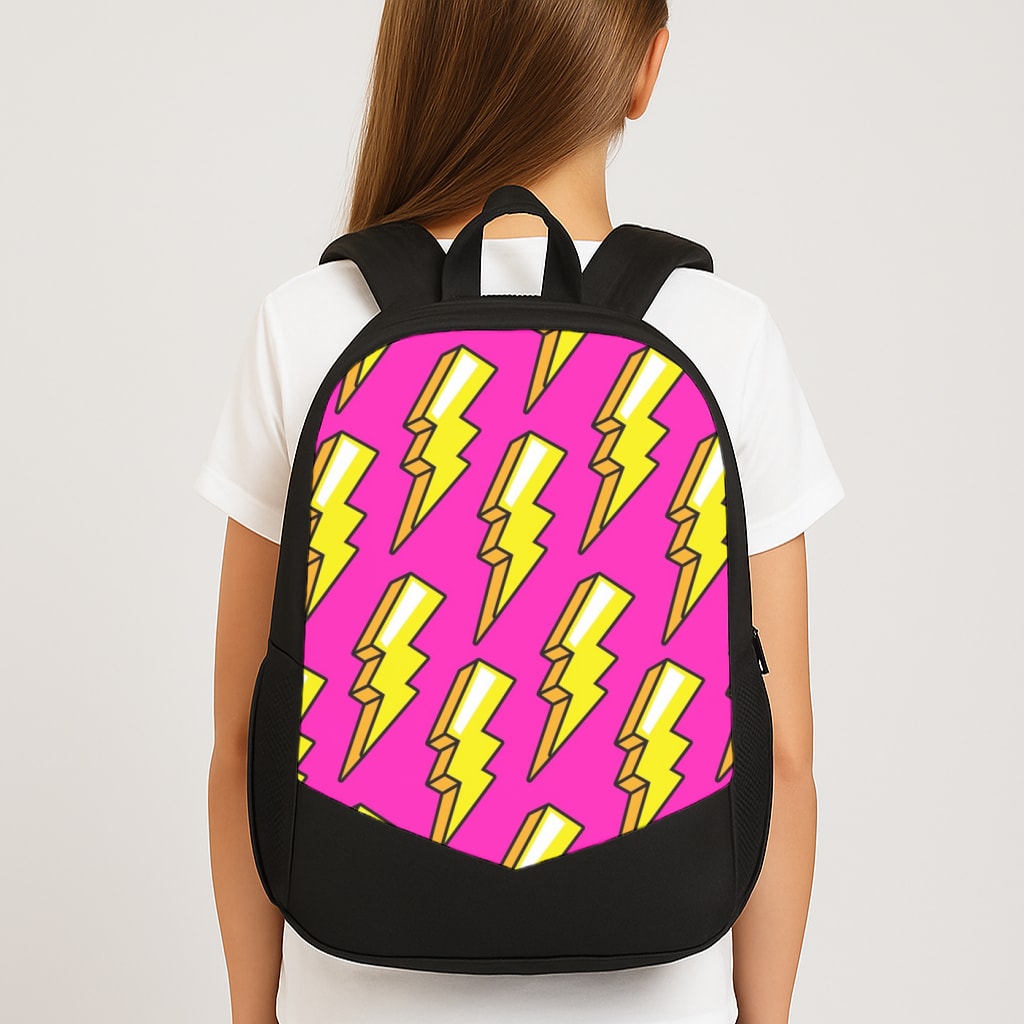 Pop Art Lightning Large School Bag