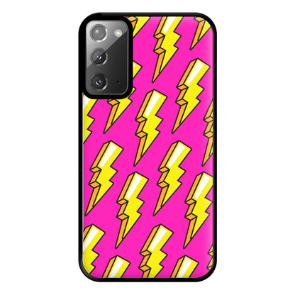 Pop Art Lightning Phone Case for Galaxy Note 20 Ultra