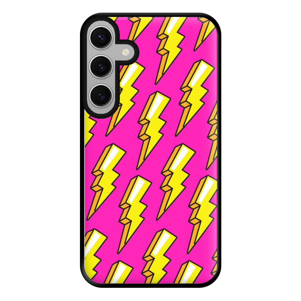 Pop Art Lightning Phone Case for Galaxy S24FE