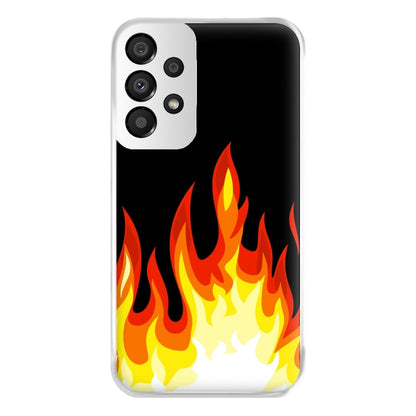 Black Flame  Phone Case for Galaxy A33