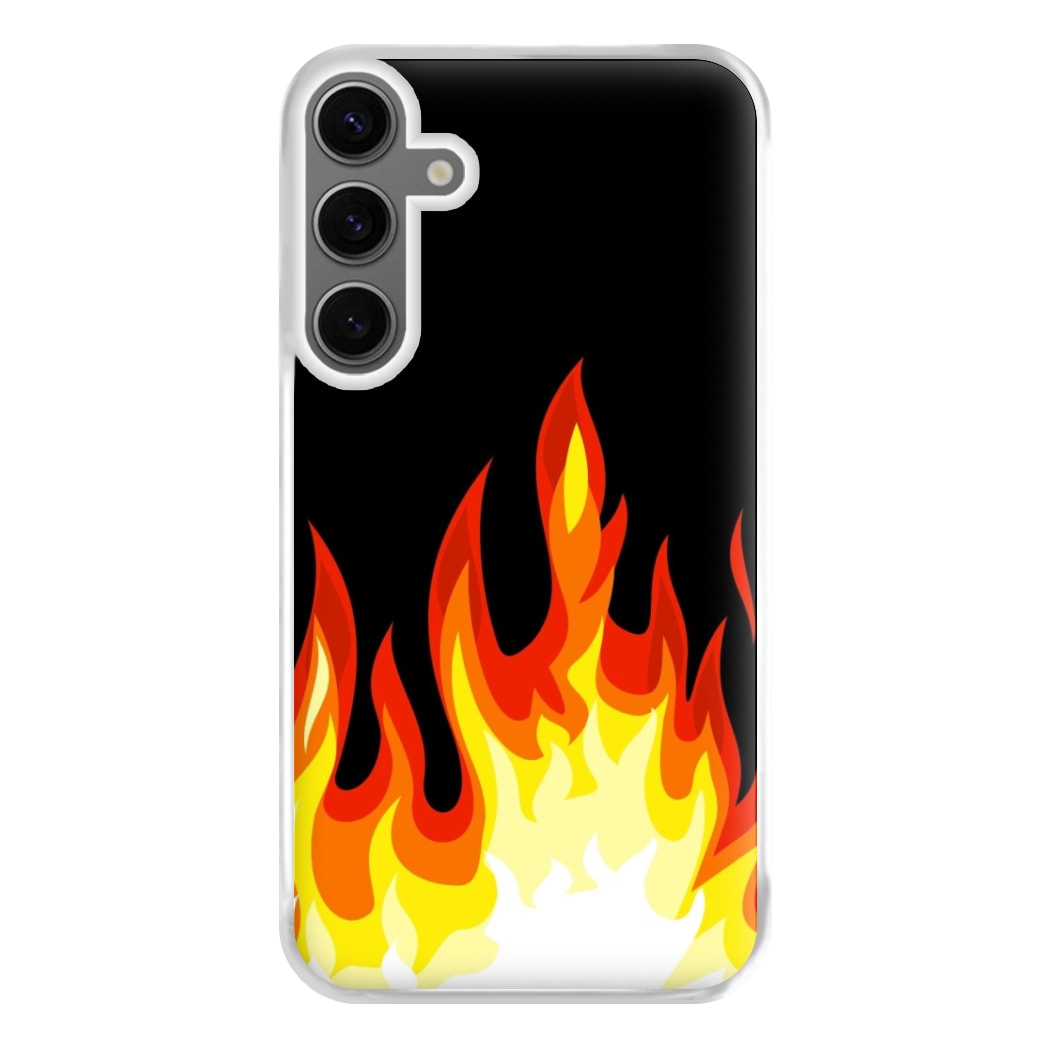 Black Flame  Phone Case for Galaxy S24FE