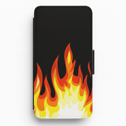 Black Flame  Flip / Wallet Phone Case