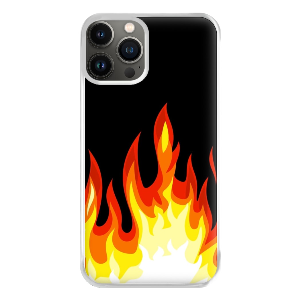 Black Flame  Phone Case for iPhone 13 Pro Max