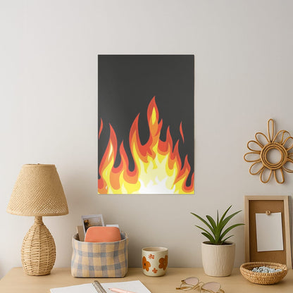 Black Flame  Art Print