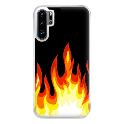 Black Flame  Phone Case for Huawei P30 Pro