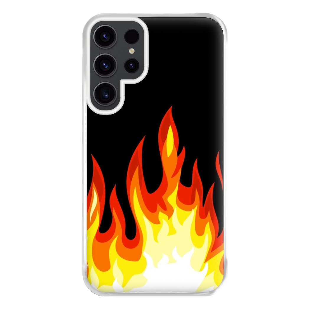 Black Flame  Phone Case for Galaxy S23 Ultra