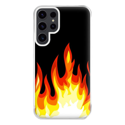 Black Flame  Phone Case for Galaxy S23 Ultra