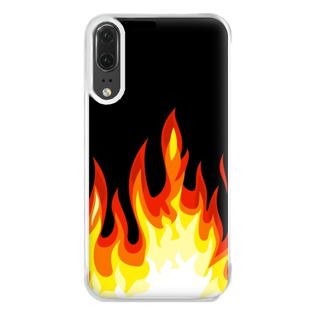 Black Flame  Phone Case for Huawei P20