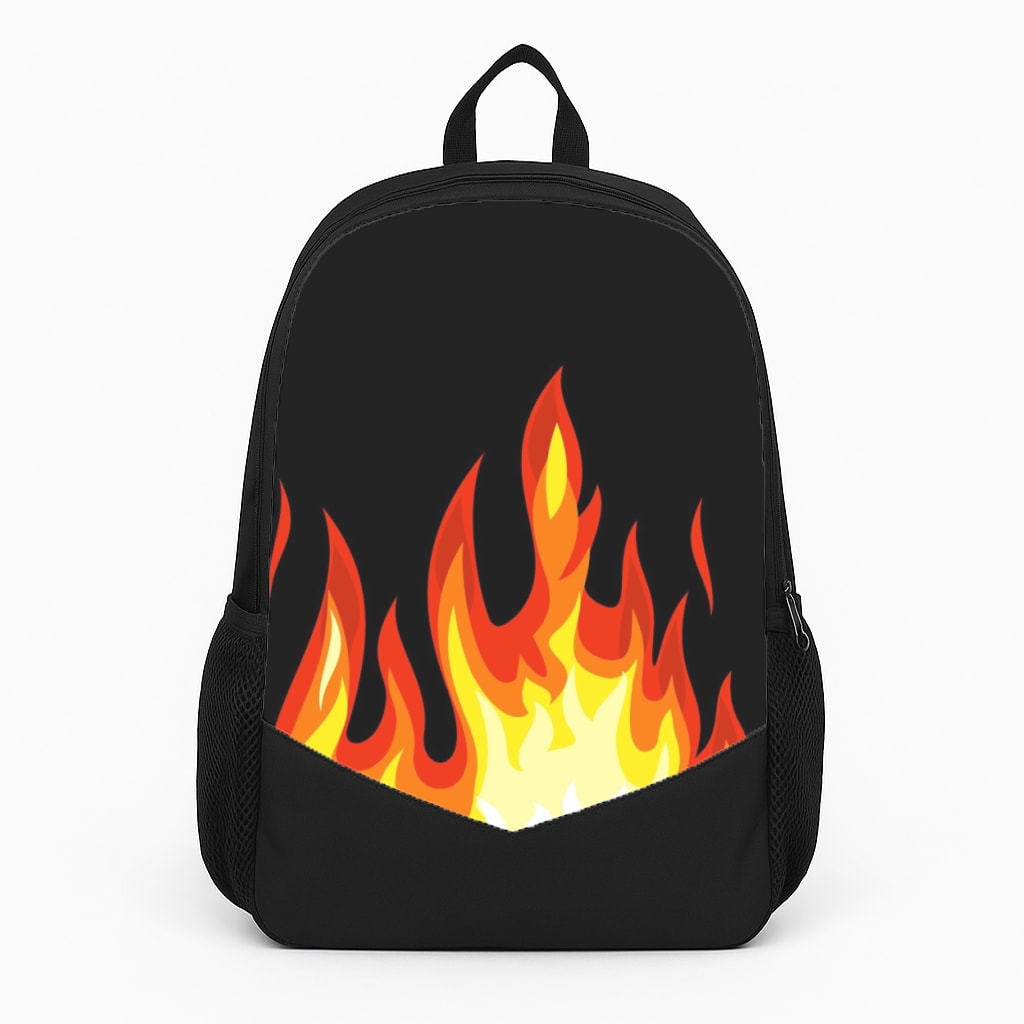 Black Flame  Backpack