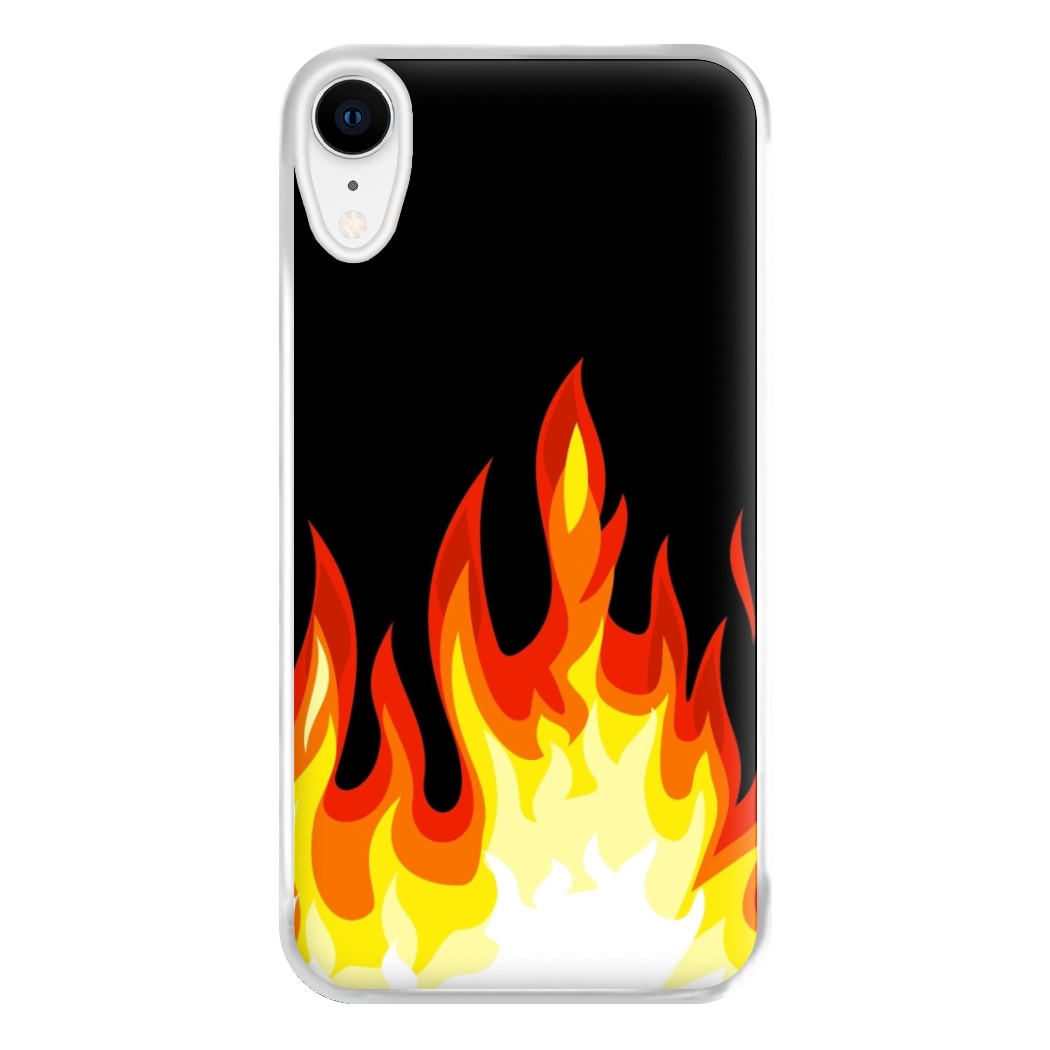 Black Flame  Phone Case for iPhone XR