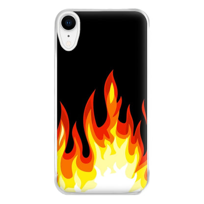 Black Flame  Phone Case for iPhone XR