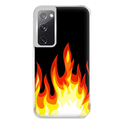 Black Flame  Phone Case for Galaxy S20FE