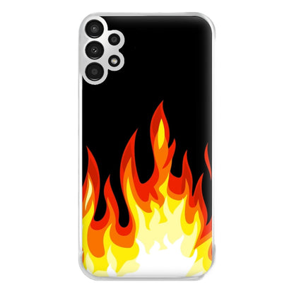 Black Flame  Phone Case for Galaxy A13