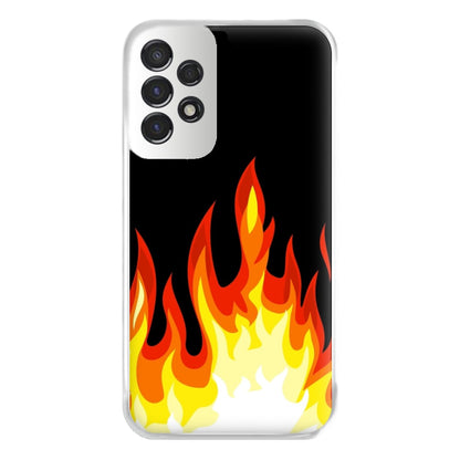 Black Flame  Phone Case for Galaxy A53