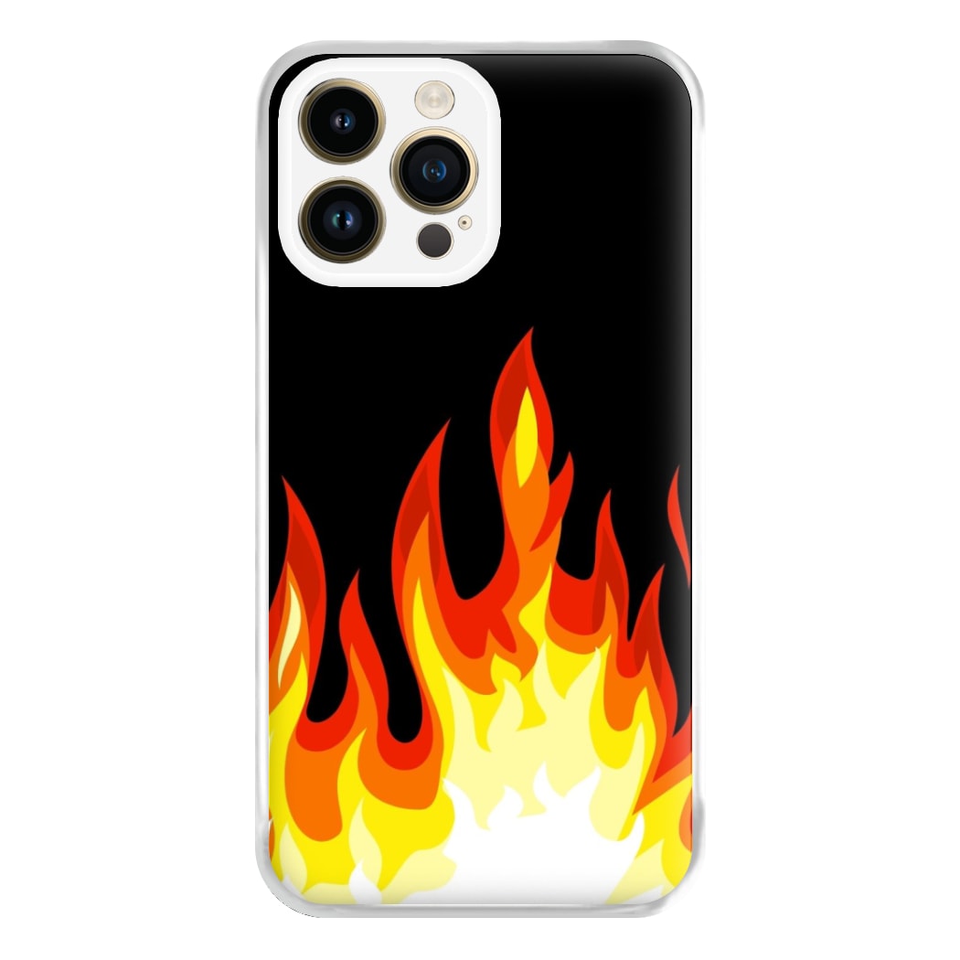 Black Flame  Phone Case for iPhone 14 Pro Max