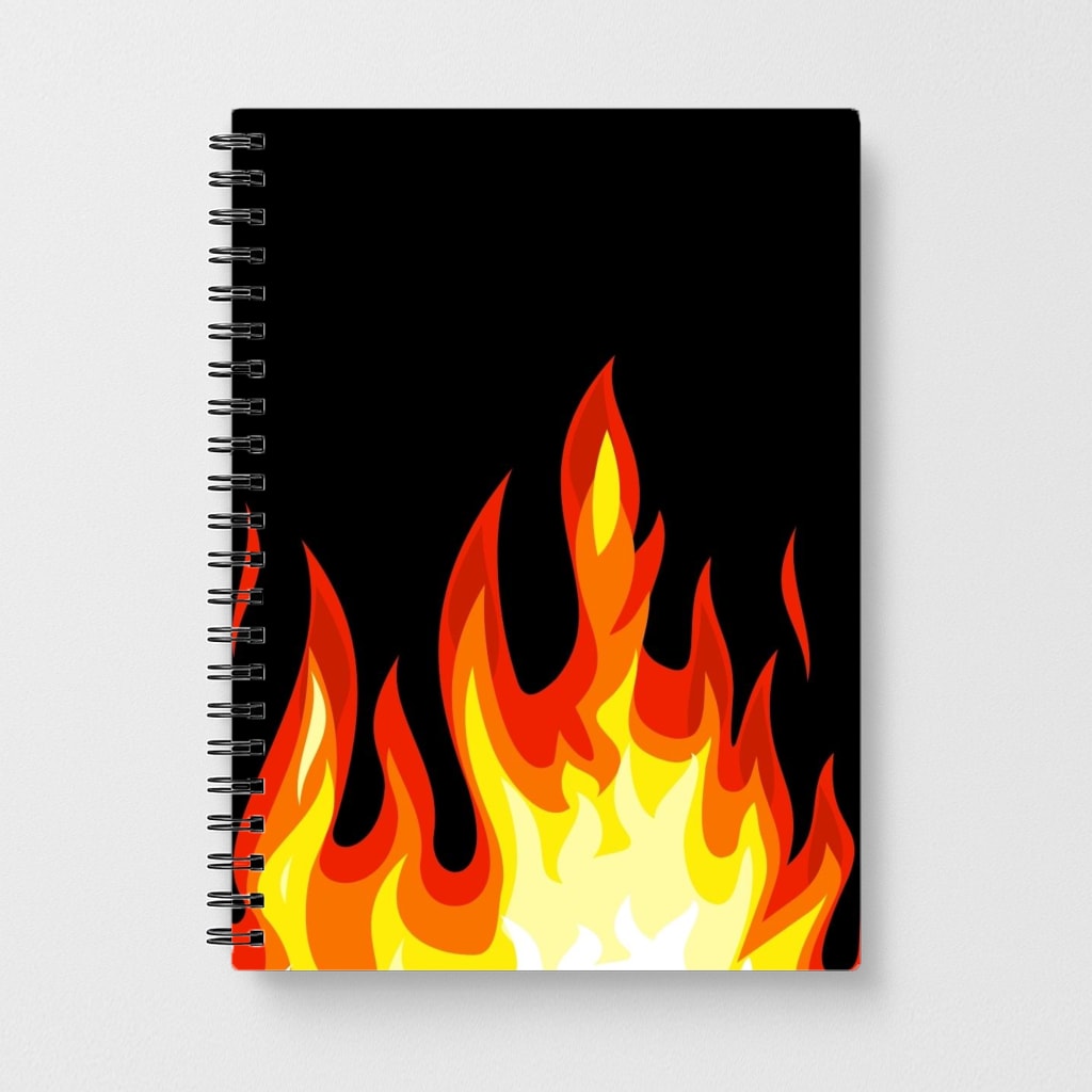 Black Flame  Notebook