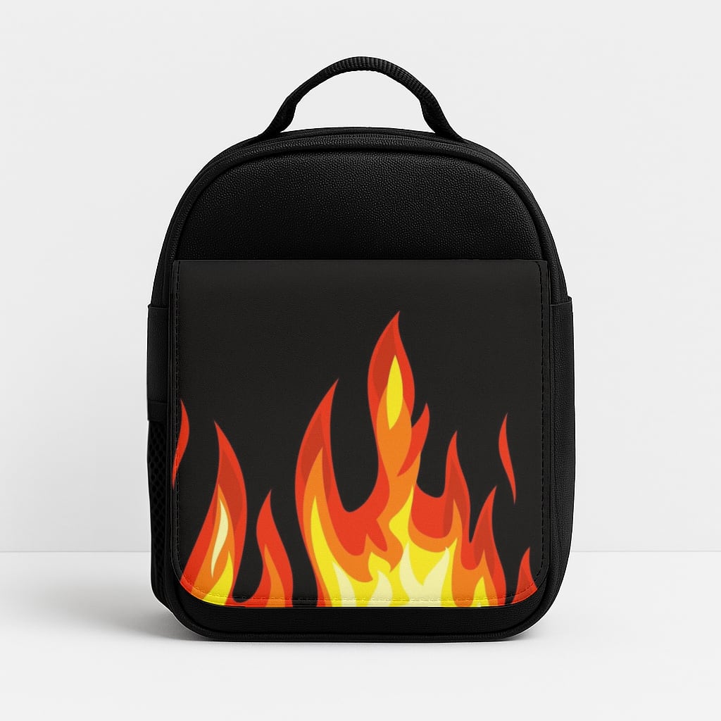 Black Flame  Insulated Lunchbox