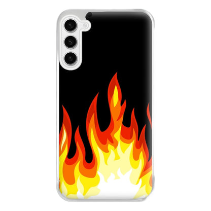 Black Flame  Phone Case for Galaxy S23FE