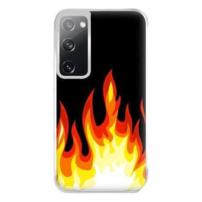 Black Flame  Phone Case for Galaxy S20