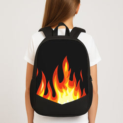 Black Flame  School Bag