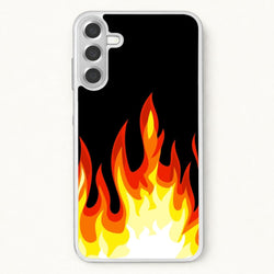 Black Flame Phone Case for Galaxy A37