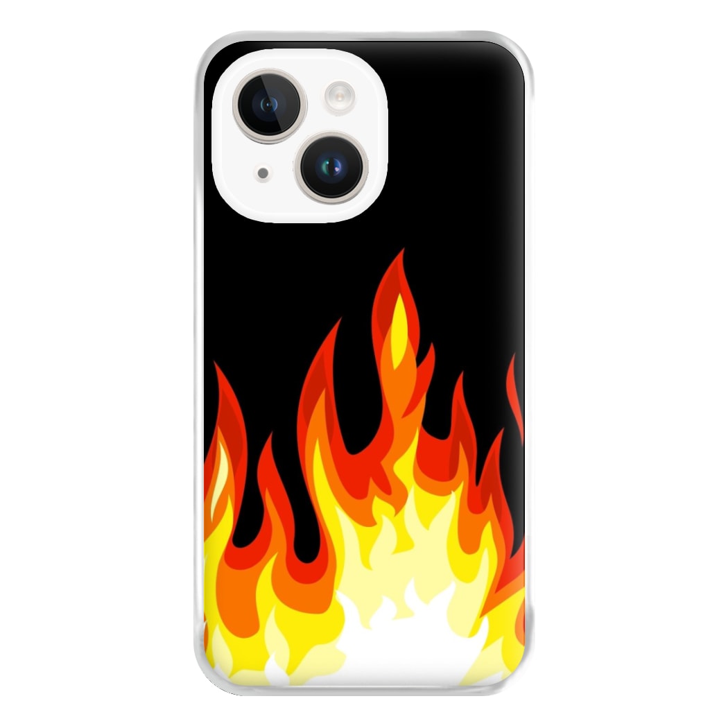 Black Flame  Phone Case for iPhone 14 Plus