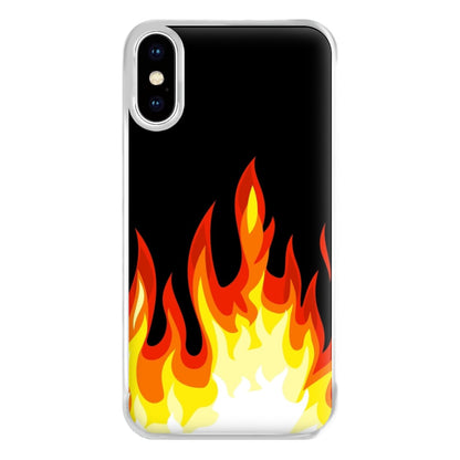 Black Flame  Phone Case for iPhone XS Max