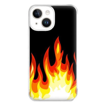 Black Flame  Phone Case for iPhone 14