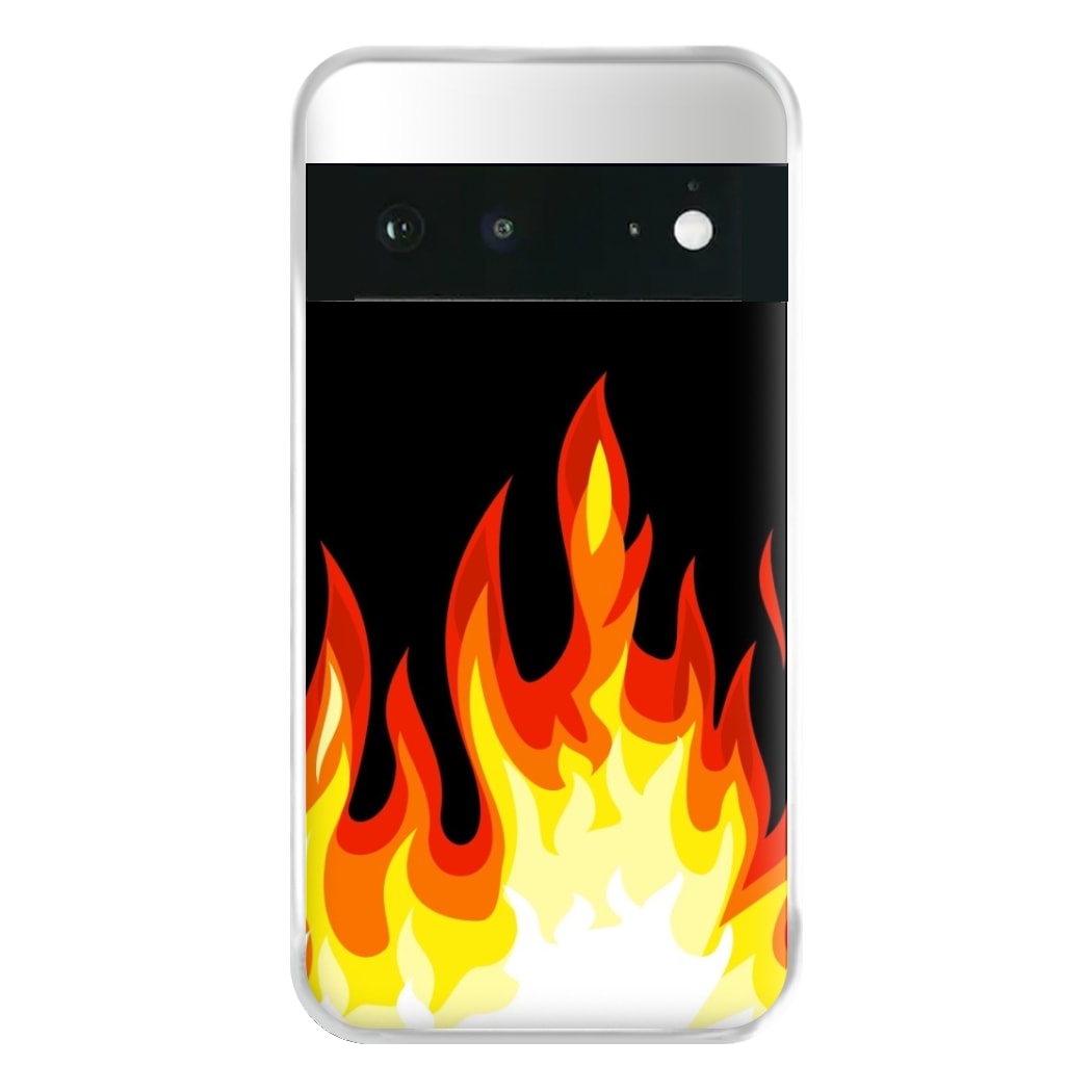 Black Flame  Phone Case for Google Pixel 6a