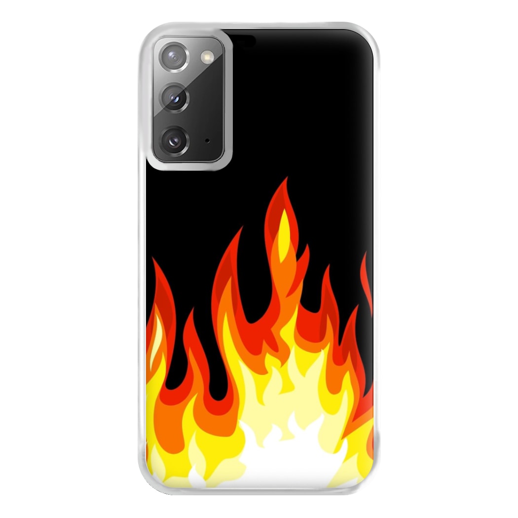 Black Flame  Phone Case for Galaxy Note 20 Ultra