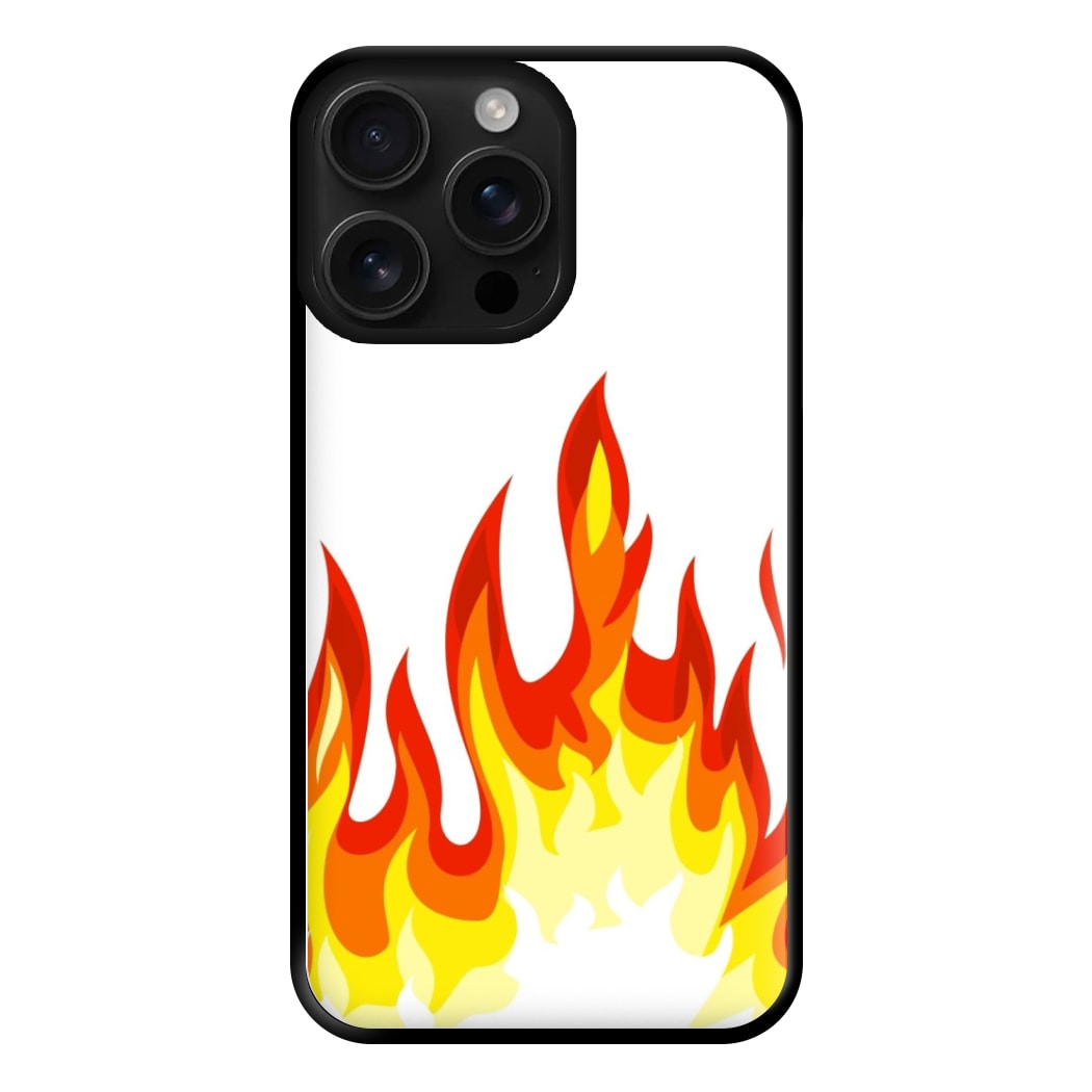 White Flame Phone Case