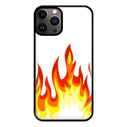 White Flame Phone Case for iPhone 13 Pro Max