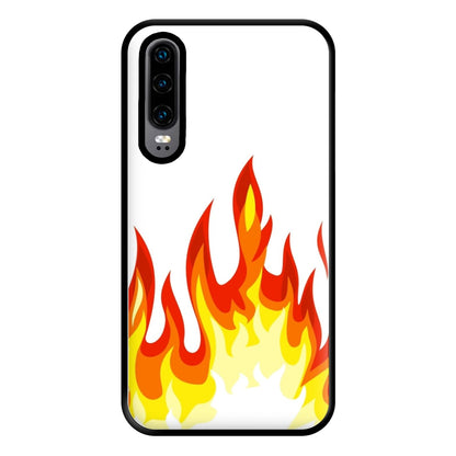 White Flame Phone Case for Huawei P30