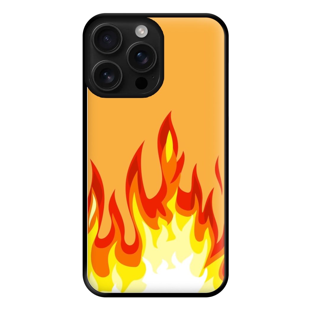 Orange Flame Phone Case