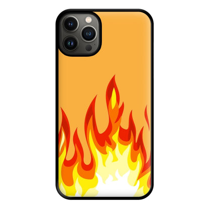 Orange Flame Phone Case for iPhone 13