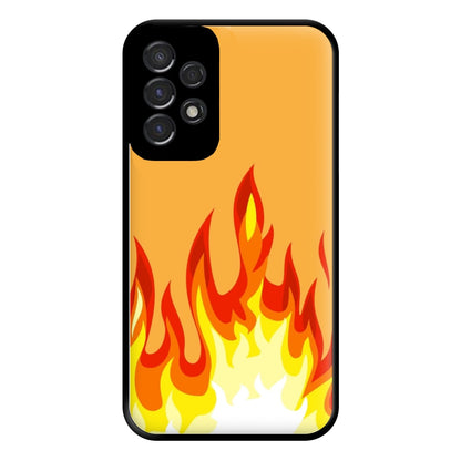 Orange Flame Phone Case for Galaxy A53