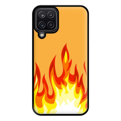 Orange Flame Phone Case for Galaxy A12