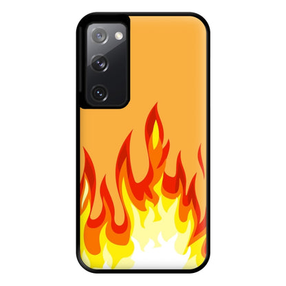 Orange Flame Phone Case for Galaxy S20FE